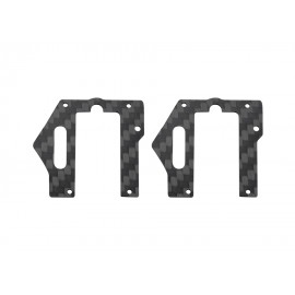 Aluminum/Matte Carbon Fiber Main Frame (RED) - BLADE 230S / V2 / Smart Aluminum/Matte Carbon Fiber Main Frame (RED) - BLADE 230S / V2 / Smart