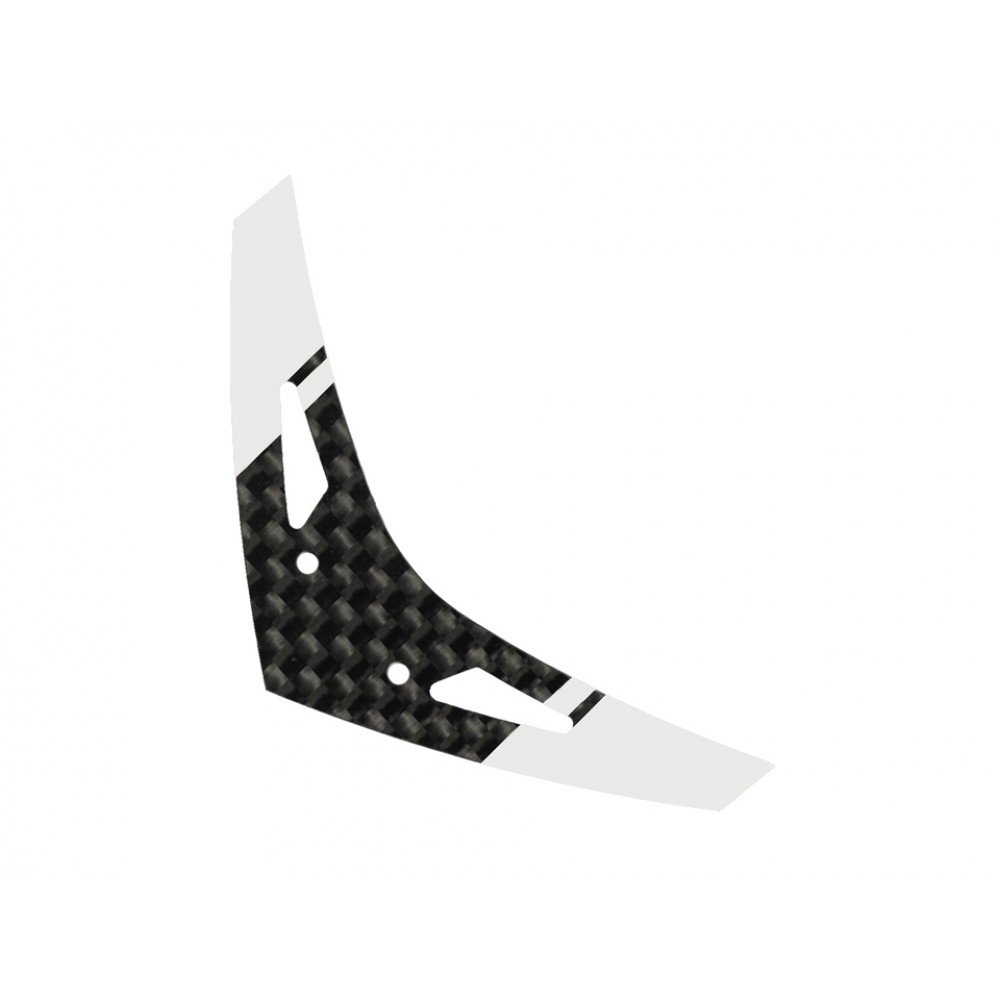 Carbon Fiber Horizontal Fin "G" Style (WT)(for MH Tail Boom Support Mount series)