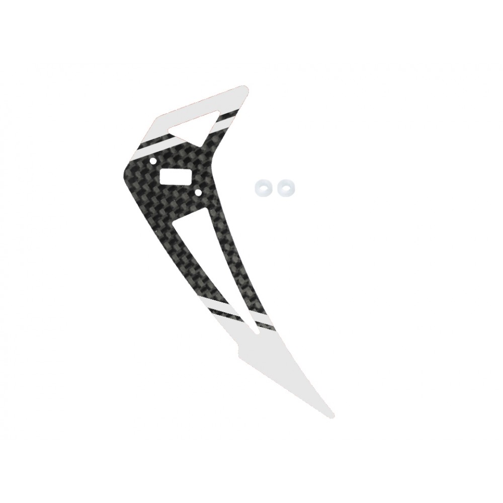 Carbon Fiber Vertical Fin "F" Style (WT) - BLADE 200S / 250CFX / 230S / V2 / Smart Carbon Fiber Vertical Fin "F" Style (WT) - BLADE 200S / 250CFX / 230S / V2 / Smart