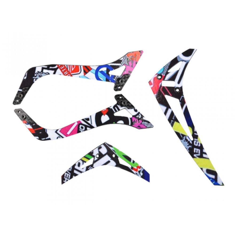 Carbon Fiber Landing Skids w/ Fins Graphic Skin (for MH upgrades 230S/230S V2) Carbon Fiber Landing Skids w/ Fins Graphic Skin (for MH upgrades 230S/230S V2)