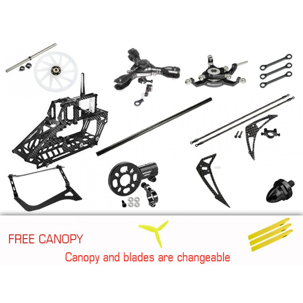 CNC Triple Blades Performance Package (BLACK) - BLADE 230S / V2 / Smart CNC Triple Blades Performance Package (BLACK) - BLADE 230S / V2 / Smart