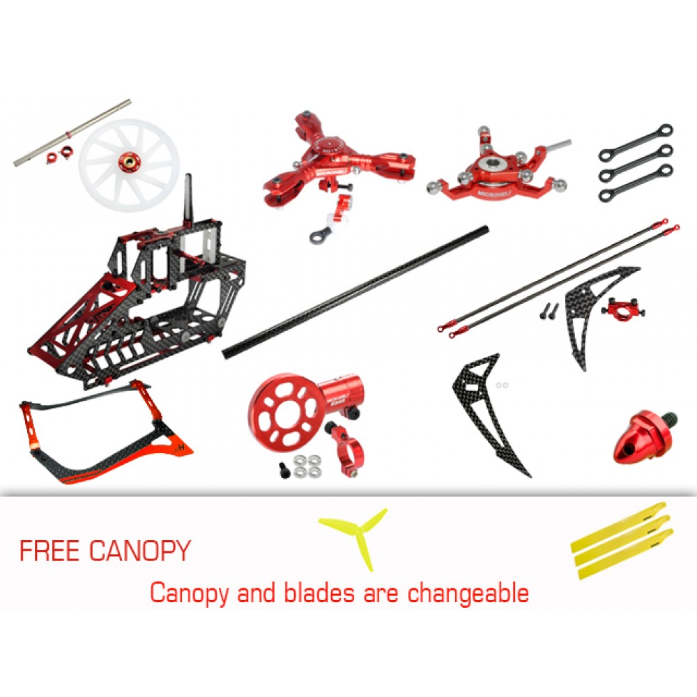 CNC Triple Blades Performance Package (RED) - BLADE 230S / V2 / Smart CNC Triple Blades Performance Package (RED) - BLADE 230S / V2 / Smart