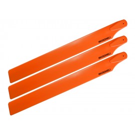 Plastic Triple Main Blade (For MH-23V2001TOR Series)(ORANGE)