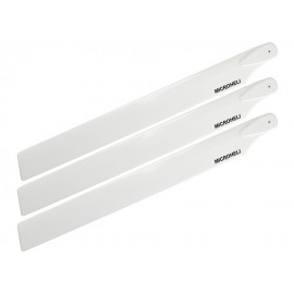 Plastic Triple Main Blade (For MH-23V2001TWT Series)(WHITE)