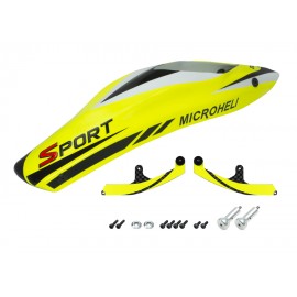 Airbrush Fiberglass King Cobra Canopy (for MICROHELI Frame BLADE 230S / V2 / Smart) Airbrush Fiberglass King Cobra Canopy (for MICROHELI Frame BLADE 230S / V2 / Smart)