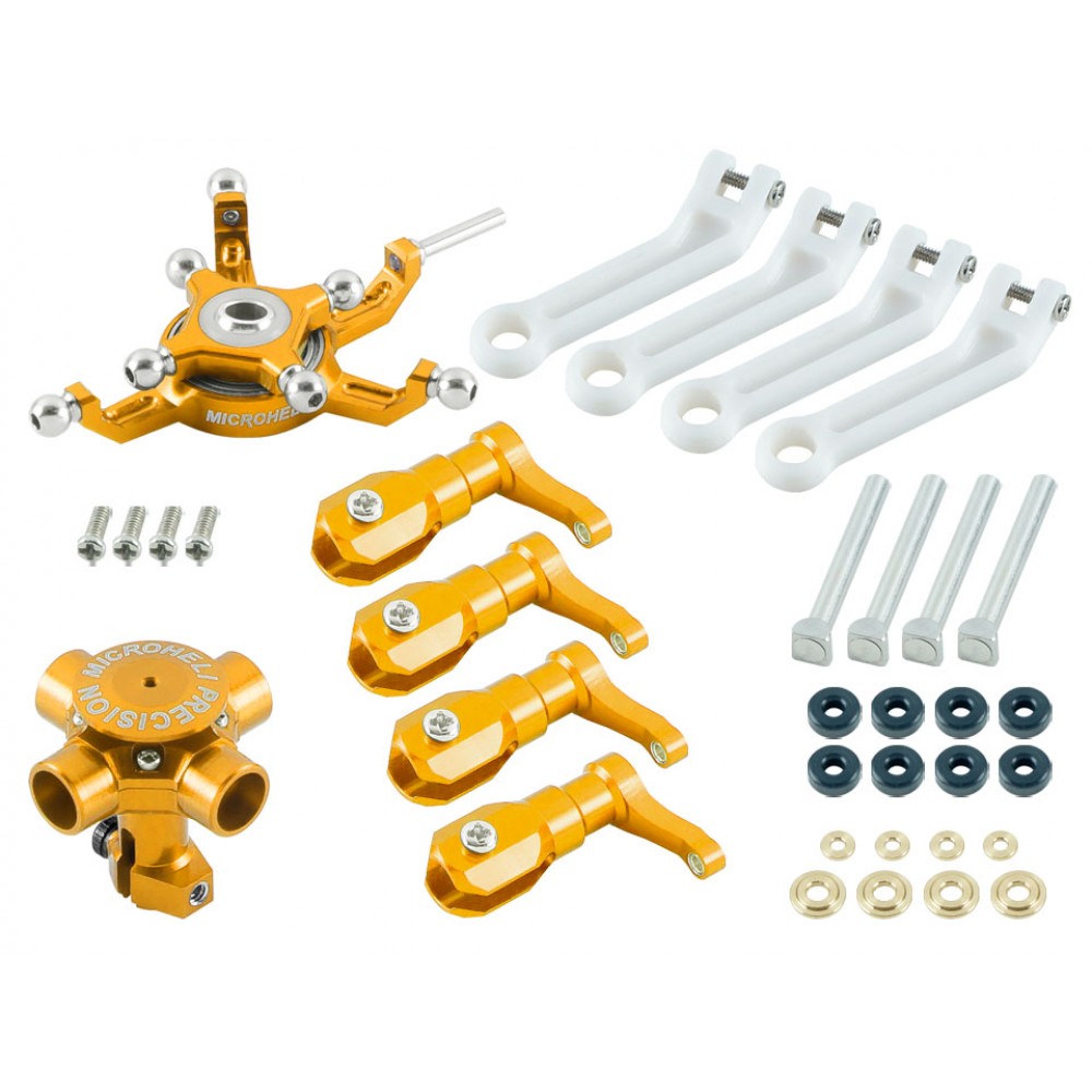 CNC Quad Blades Conversion set (GOLD) - BLADE 250 CFX / 230S / V2 / Smart CNC Quad Blades Conversion set (GOLD) - BLADE 250 CFX / 230S / V2 / Smart