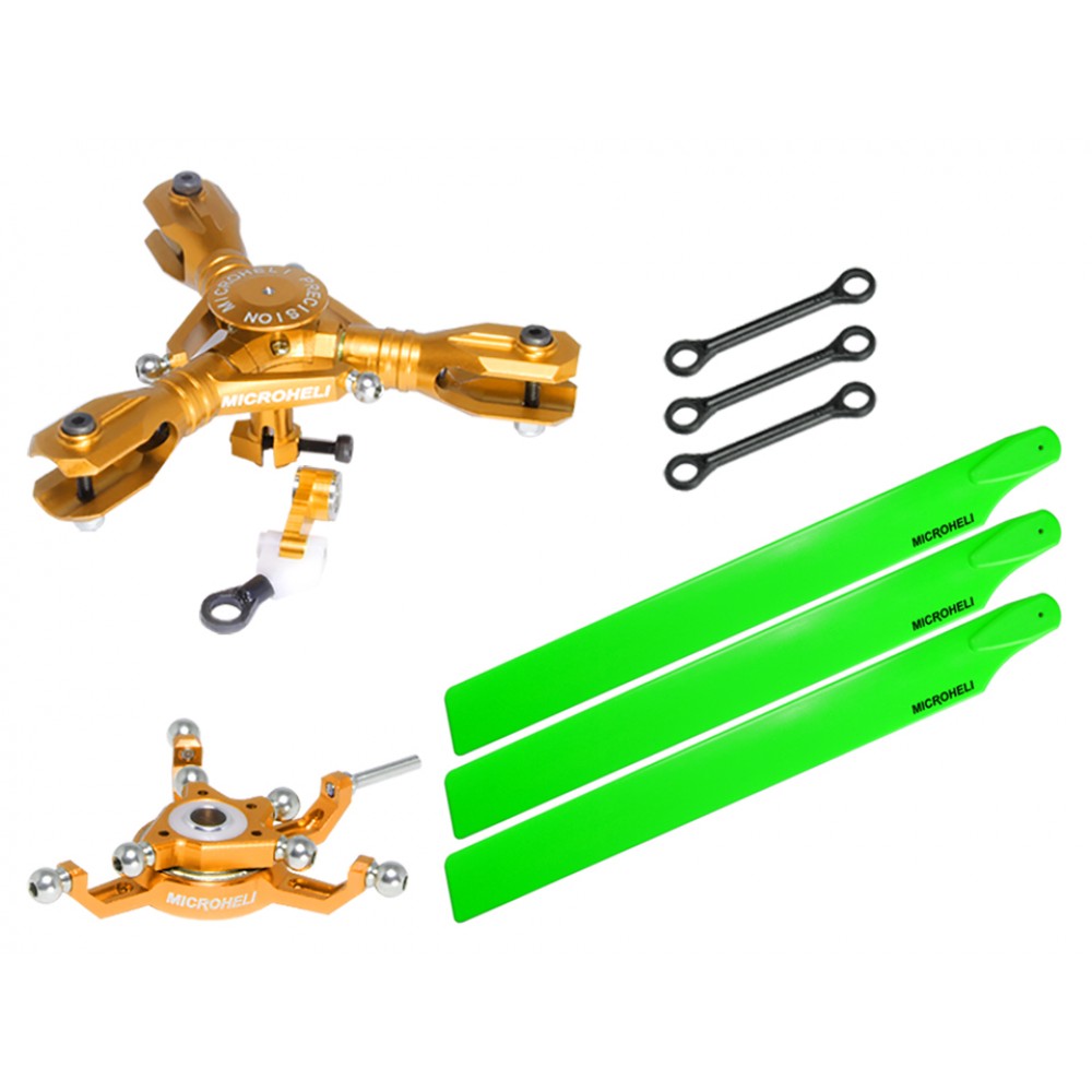 CNC Triple Green Plastic Blades Conversion set (GOLD) - BLADE 230S / V2 / Smart CNC Triple Green Plastic Blades Conversion set (GOLD) - BLADE 230S / V2 / Smart
