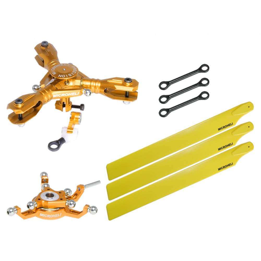 CNC Triple Yellow Plastic Blades Conversion set (GOLD) - BLADE 230S / V2 / Smart CNC Triple Yellow Plastic Blades Conversion set (GOLD) - BLADE 230S / V2 / Smart