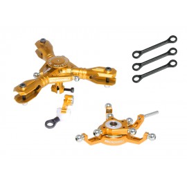 CNC AL/Plastic Triple Blade Conversion set (GOLD) - BLADE 250 CFX / 230S / 230S V2 / Smart