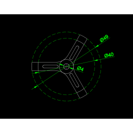 PLA 3D Printed Swashplate Leveler (PP) - BLADE 250 CFX / 230S / 230S V2 / Smart