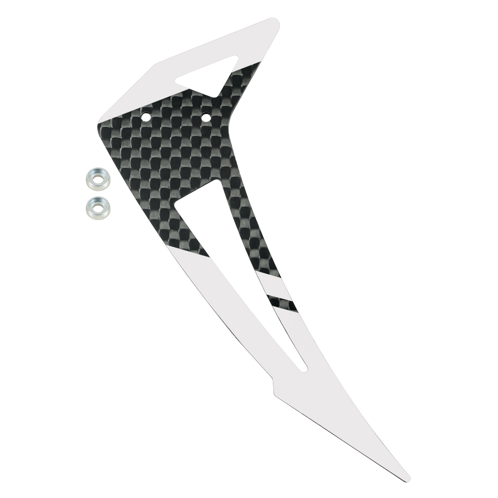 Carbon Fiber Vertical Fin "F" Style (WT) - BLADE REVOLUTION 235 CP