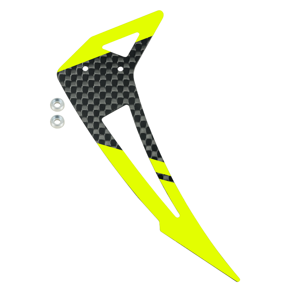 Carbon Fiber Vertical Fin "F" Style (YL) - BLADE REVOLUTION 235 CP