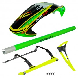 Airbrush Fiberglass King Cobra Canopy Combo - BLADE REVOLUTION 235 CP