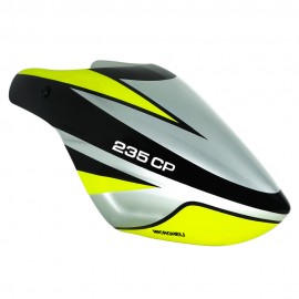 Airbrush Fiberglass Silver Knight Canopy - BLADE REVOLUTION 235 CP