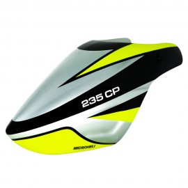 Airbrush Fiberglass Silver Knight Canopy - BLADE REVOLUTION 235 CP