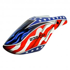 Airbrush Fiberglass USA Flag Canopy - BLADE REVOLUTION 235 CP Airbrush Fiberglass USA Flag Canopy - BLADE REVOLUTION 235 CP