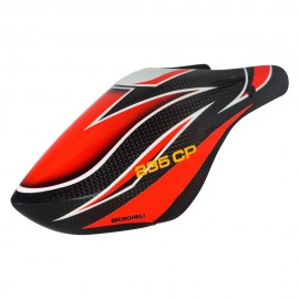 Airbrush Carbon Fiber Red Rocket Canopy - BLADE REVOLUTION 235 CP Airbrush Carbon Fiber Red Rocket Canopy - BLADE REVOLUTION 235 CP