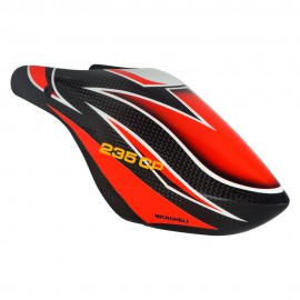 Airbrush Carbon Fiber Red Rocket Canopy - BLADE REVOLUTION 235 CP Airbrush Carbon Fiber Red Rocket Canopy - BLADE REVOLUTION 235 CP