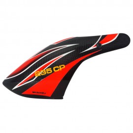 Airbrush Carbon Fiber Red Rocket Canopy - BLADE REVOLUTION 235 CP