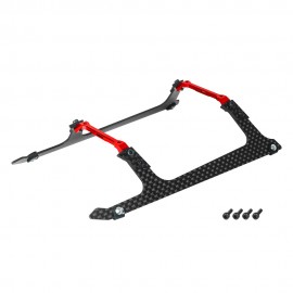 Low Profile Carbon Fiber Landing Gear "U" Style (RED) - BLADE REVOLUTION 235 CP