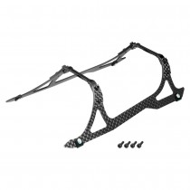Aluminum/Carbon Fiber Landing Gear "A" Style (BLACK) - BLADE REVOLUTION 235 CP