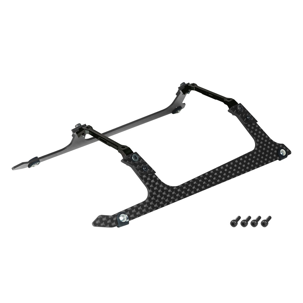 Low Profile Carbon Fiber Landing Gear "U" Style (BLACK) - BLADE REVOLUTION 235 CP