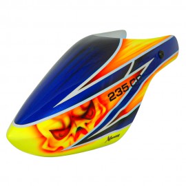 XCanopy Airbrush Fiberglass Angry Owl Canopy - BLADE REVOLUTION 235 CP