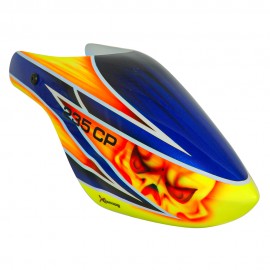 XCanopy Airbrush Fiberglass Angry Owl Canopy - BLADE REVOLUTION 235 CP