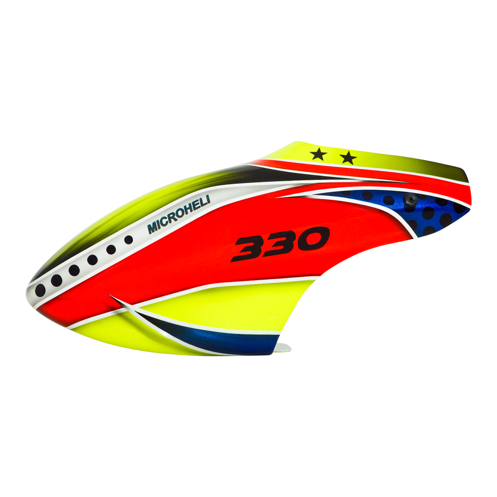 Airbrush Fiberglass FreeStyle Canopy - BLADE 330X / 330S Airbrush Fiberglass FreeStyle Canopy - BLADE 330X / 330S