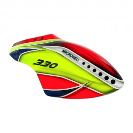 Airbrush Fiberglass Yellow Eyes Canopy - BLADE 330X / 330S Airbrush Fiberglass Yellow Eyes Canopy - BLADE 330X / 330S