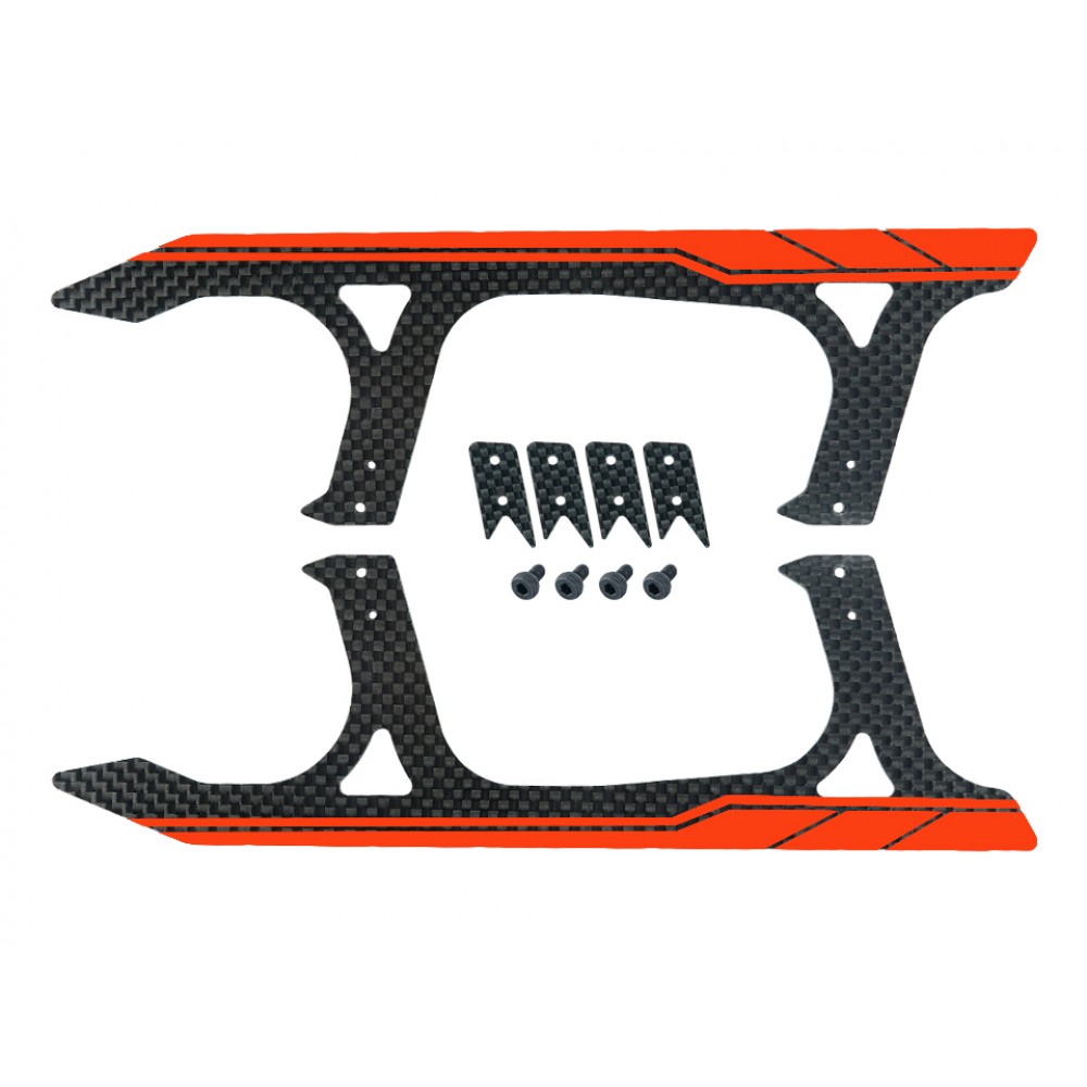 Carbon Fiber Landing Skids (RED)(for MH Landing Gear series BLADE 360CFX) Carbon Fiber Landing Skids (RED)(for MH Landing Gear series BLADE 360CFX)