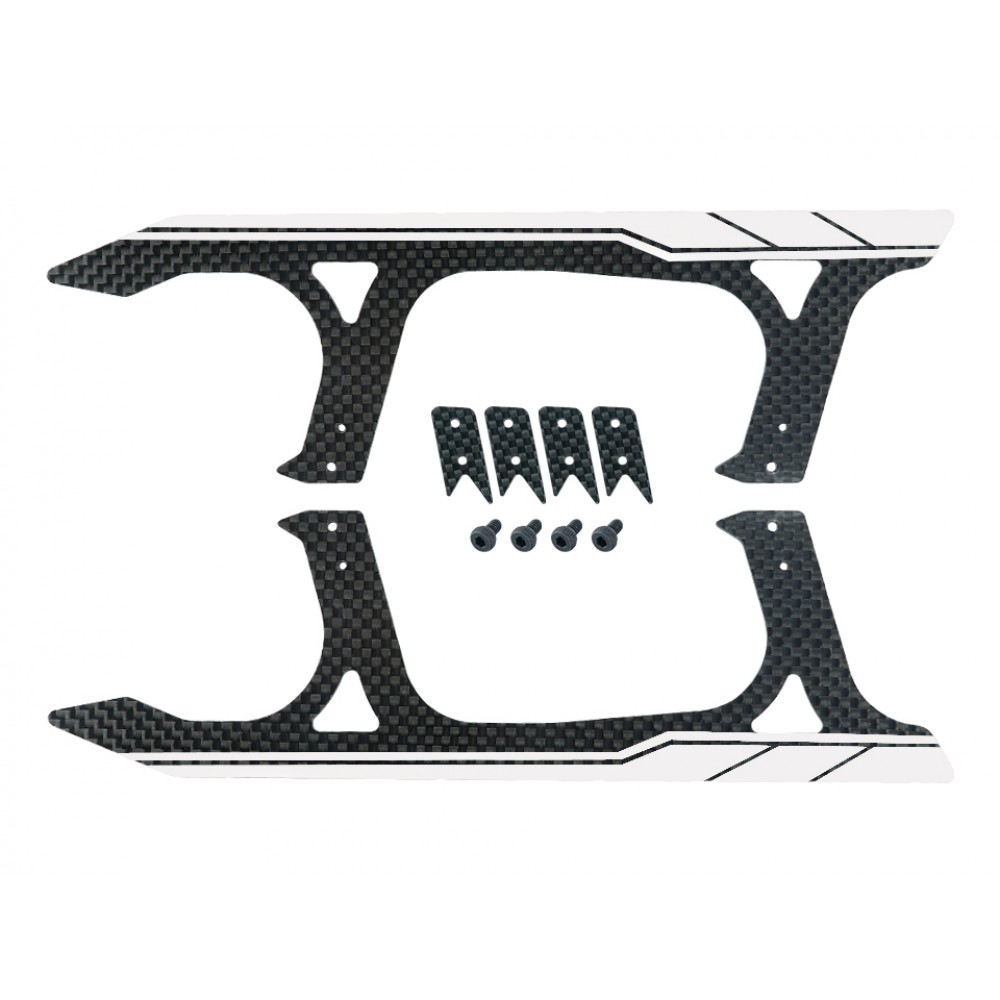 Carbon Fiber Landing Skids (WHITE)(for MH Landing Gear series BLADE 360CFX) Carbon Fiber Landing Skids (WHITE)(for MH Landing Gear series BLADE 360CFX)