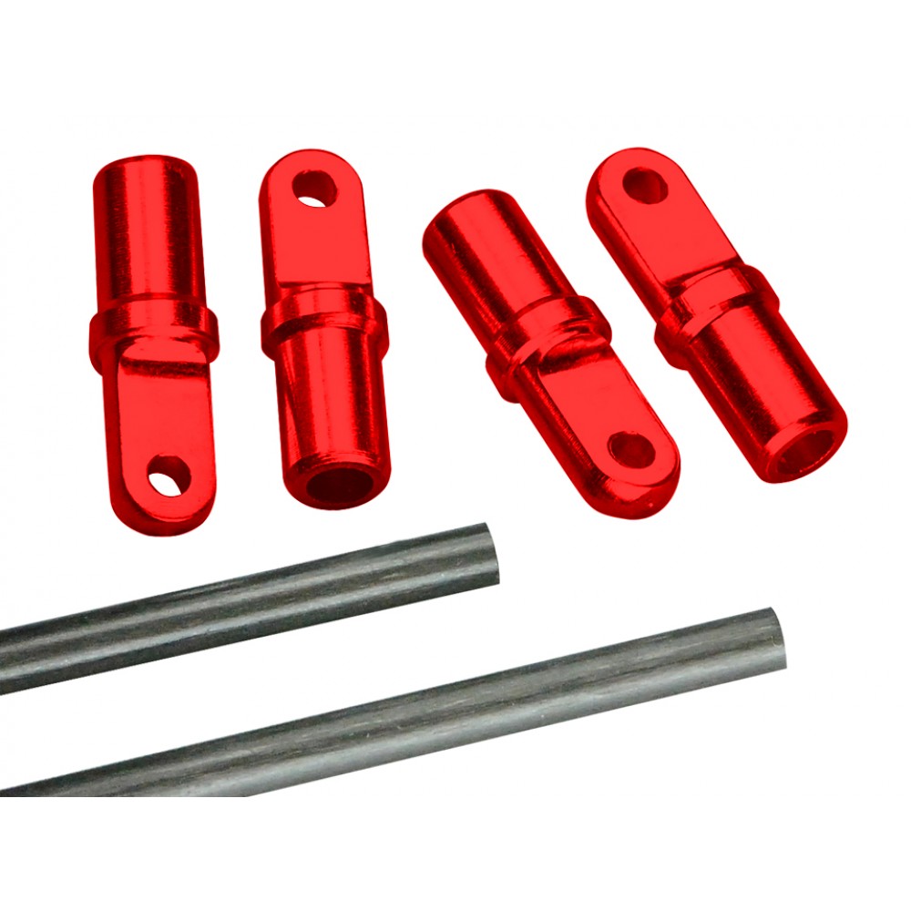 Aluminum Tail Boom Support set (RED) - BLADE 450X/3D/330X/330S Aluminum Tail Boom Support set (RED) - BLADE 450X/3D/330X/330S