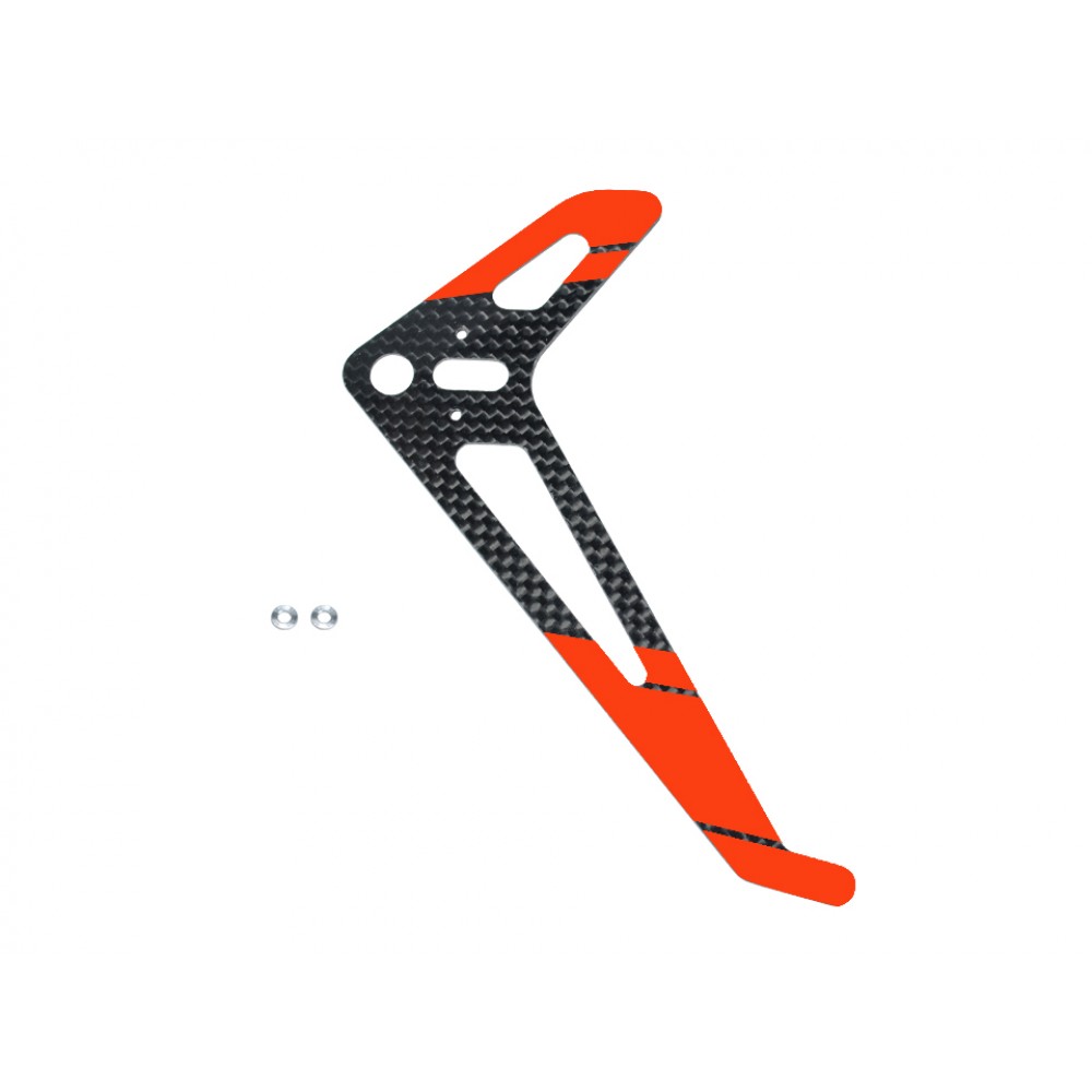 Carbon Fiber Vertical Fin "B" Style (RD) - BLADE 330X / 330S Carbon Fiber Vertical Fin "B" Style (RD) - BLADE 330X / 330S