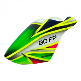 Airbrush Fiberglass Green Arrow Canopy - BLADE REVOLUTION 90 FP