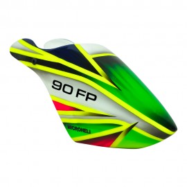 Airbrush Fiberglass Green Arrow Canopy - BLADE REVOLUTION 90 FP