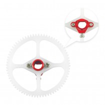CNC Delrin Main Gear w/ Hub set (RED) - BLADE REVOLUTION 90 FP