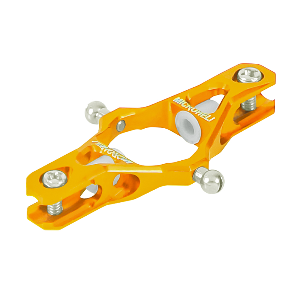 Precision CNC Aluminum Main Blade Grip (GOLD) - BLADE REVOLUTION 90 FP