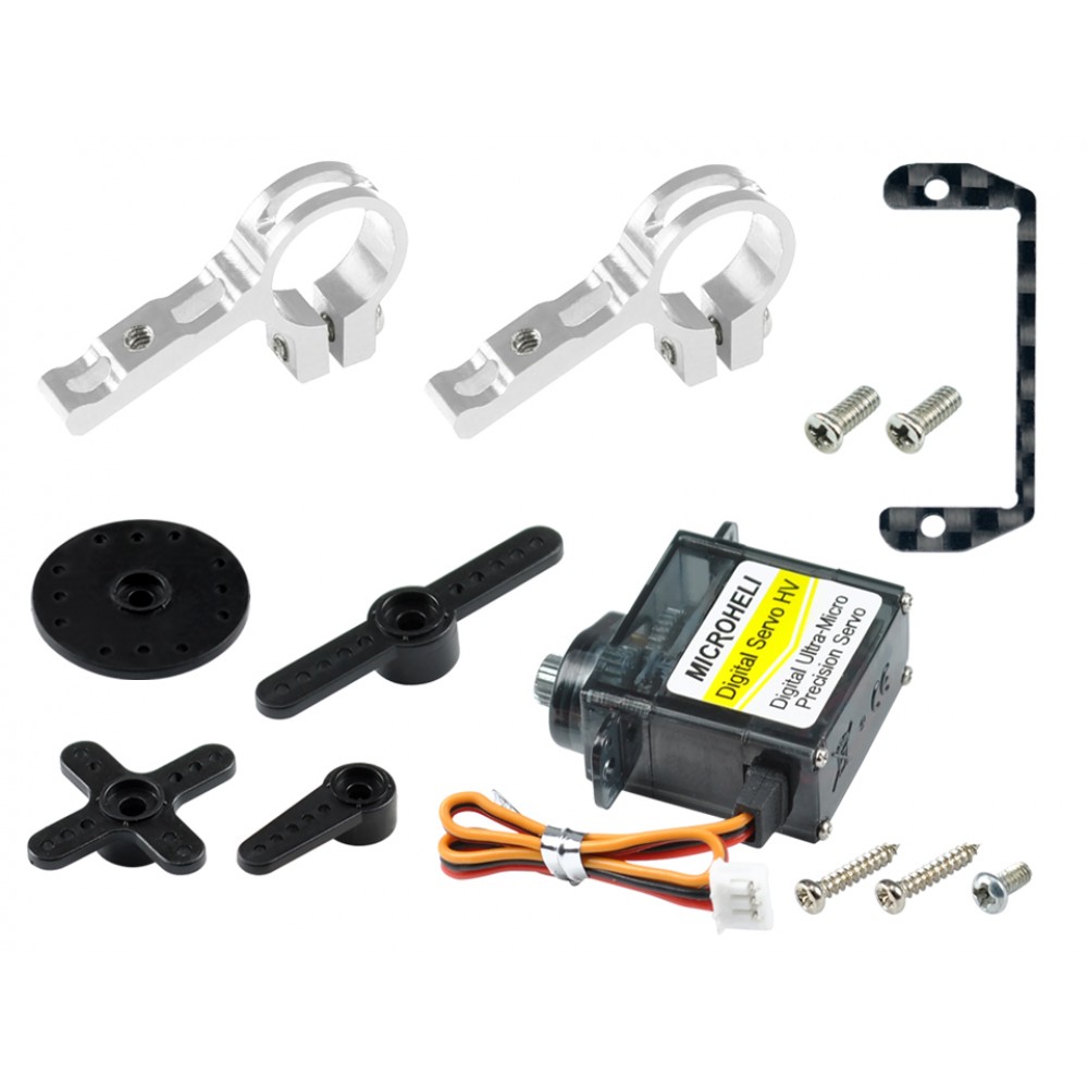 Aluminum Mount w/ Digital Metal Gear Tail Servo - BLADE 180 CFX