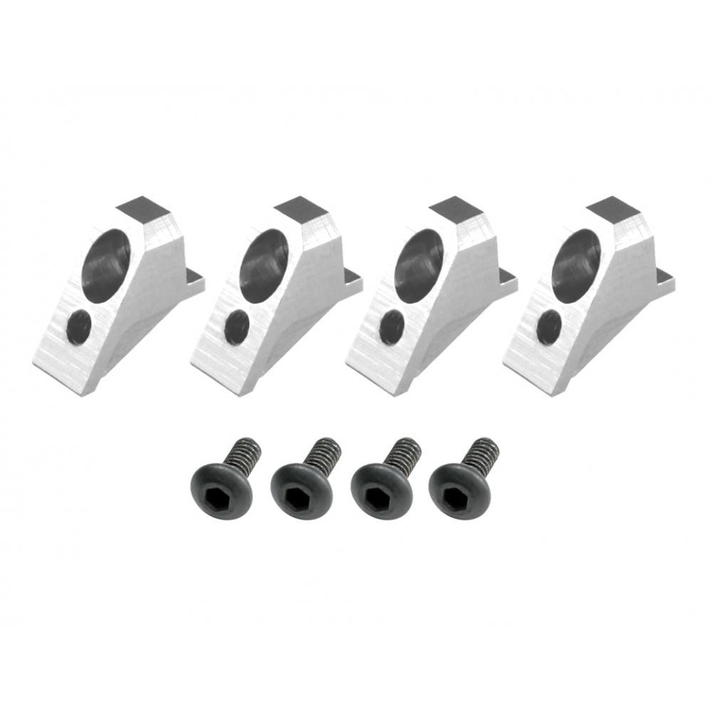 Aluminum Landing Gear Support Set - BLADE FUSION 180 Aluminum Landing Gear Support Set - BLADE FUSION 180