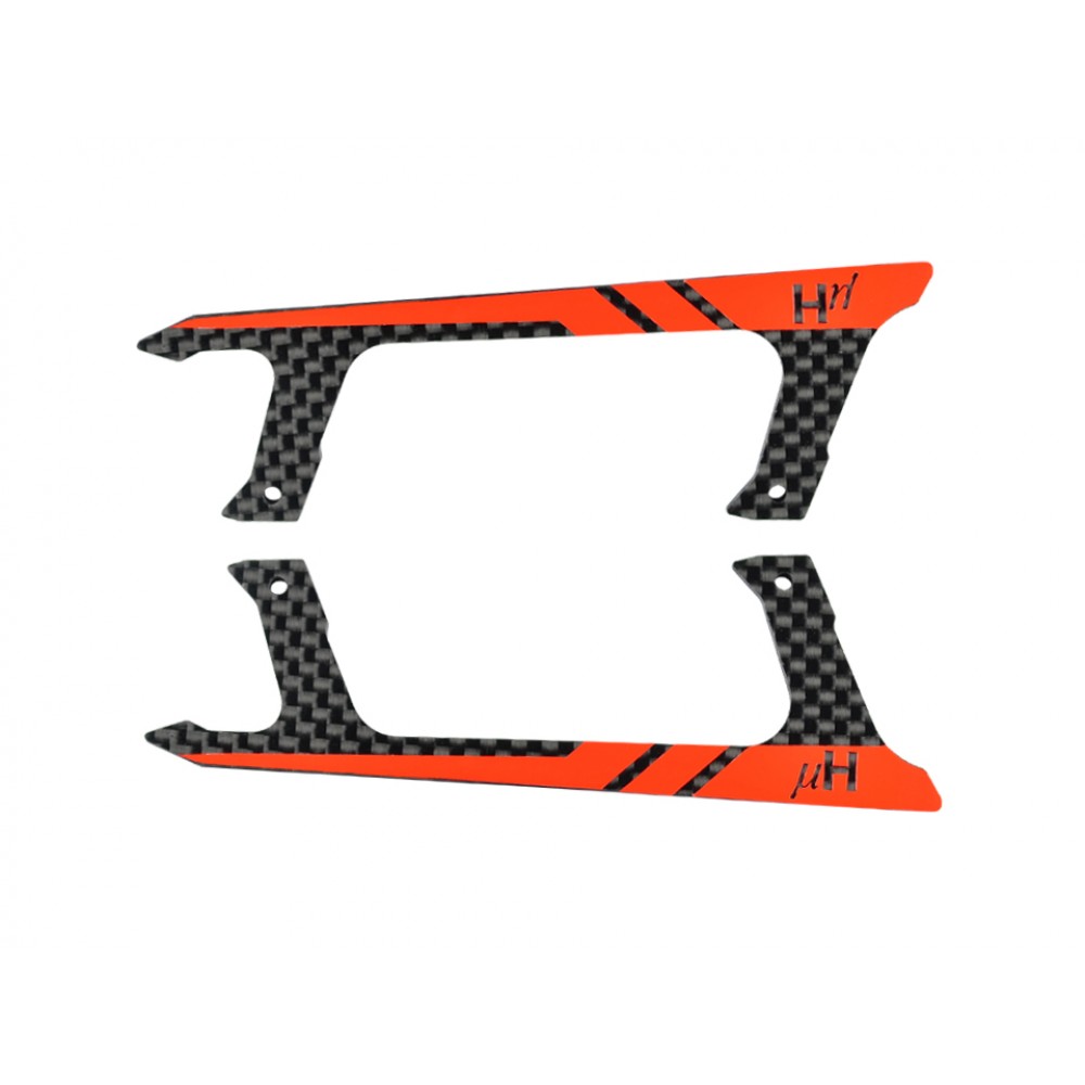 Low Profile Carbon Fiber Landing Skids (RED) - BLADE FUSION 180 Low Profile Carbon Fiber Landing Skids (RED) - BLADE FUSION 180