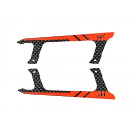 Low Profile Carbon Fiber Landing Skids (RED) - BLADE FUSION 180