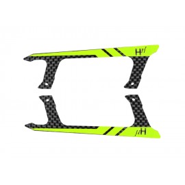 Low Profile Carbon Fiber Landing Skids (YELLOW) - BLADE FUSION 180