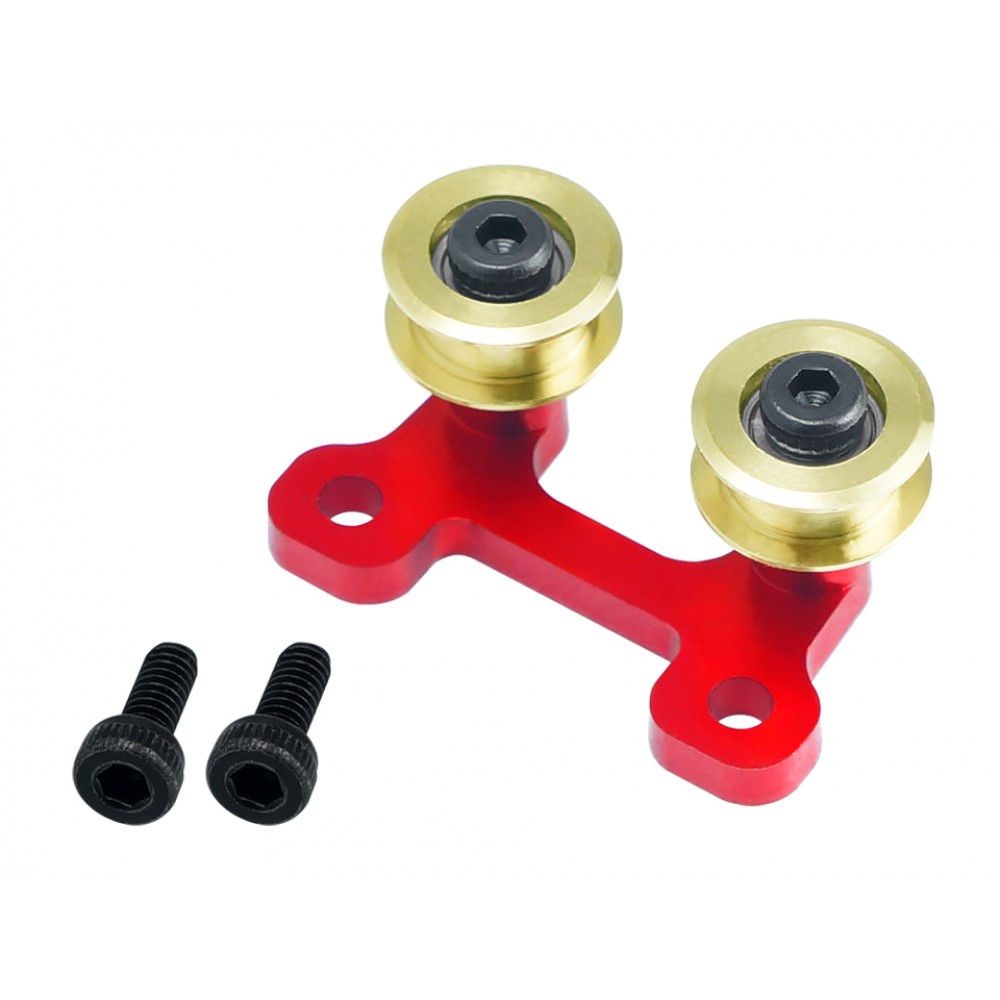 Aluminum/Brass Tail Belt Guide (RED) - BLADE FUSION 180 Aluminum/Brass Tail Belt Guide (RED) - BLADE FUSION 180