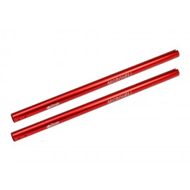 CNC Aluminum Tail Boom (RED) - BLADE FUSION 180 / Smart