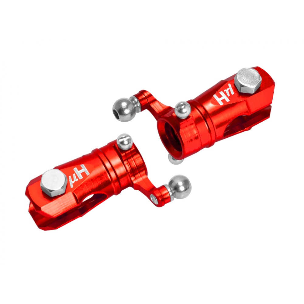 Double Bearing Weighted Tail Blade Grip set (RED) - BLADE FUSION 180 / Smart Double Bearing Weighted Tail Blade Grip set (RED) - BLADE FUSION 180 / Smart