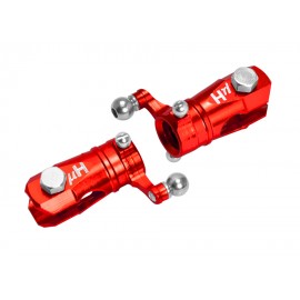 Double Bearing Weighted Tail Blade Grip set (RED) - BLADE FUSION 180 / Smart