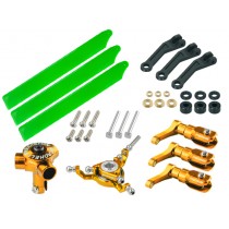 CNC Triple Green Plastic Blades Conversion set (GOLD) - BLADE FUSION 180 / Smart