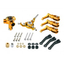 CNC Aluminum Triple Blade Conversion Set (GOLD)(For MH-F180201T Series)