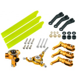 CNC Triple Yellow Plastic Blades Conversion set (GOLD) - BLADE FUSION 180 / Smart